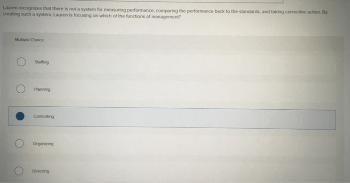 must be able to recognize what types of activities the situation demands,