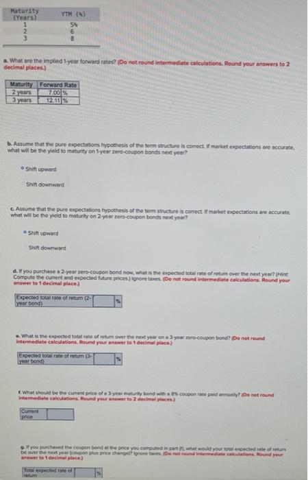 I only need assitance with D, E, F, and G. A-C I