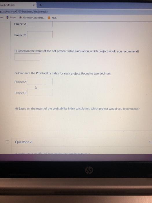 Project B 2390,000) (62,000) 54,000 28,000 74.000 26.000 69,000 23.500 444,000 18,600