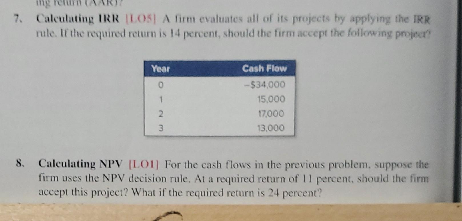 Use question 7 to answer question 8. Please explain how to get