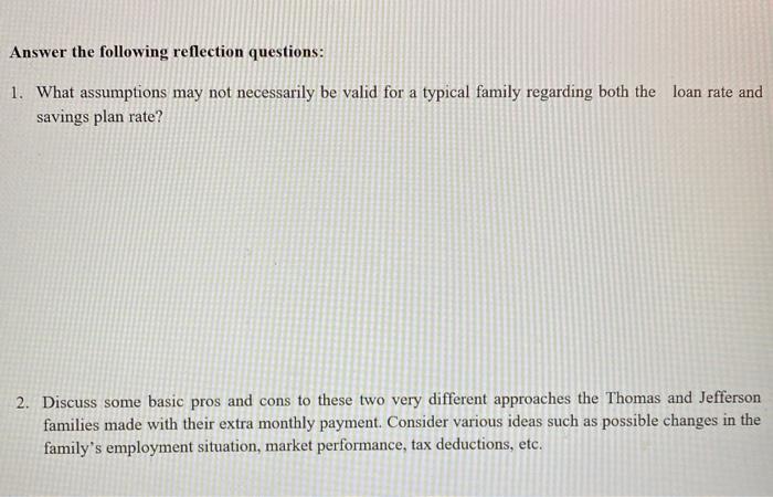 5. A Case Study of Paying Extra Principal on a Mortgage Place