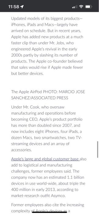 new gadgets are consistently late. prompting questions among analysts and other close