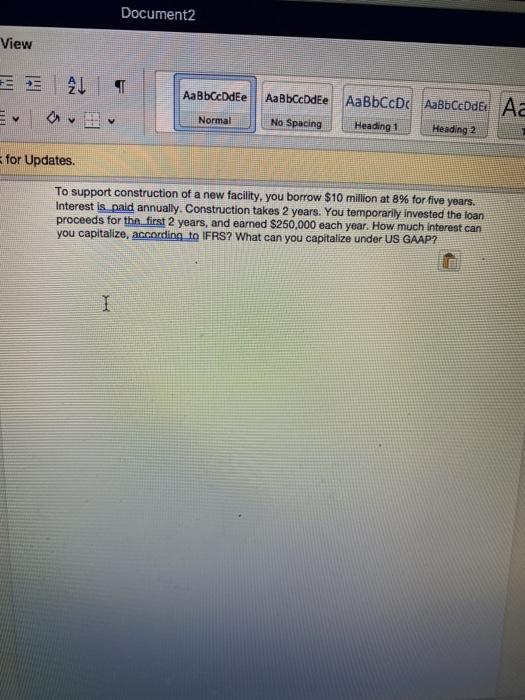  Document2 View 20 T AaBbCcDdEe Aa BbccDdEe AaBbCcDc AaB+CcDde Aa Normal