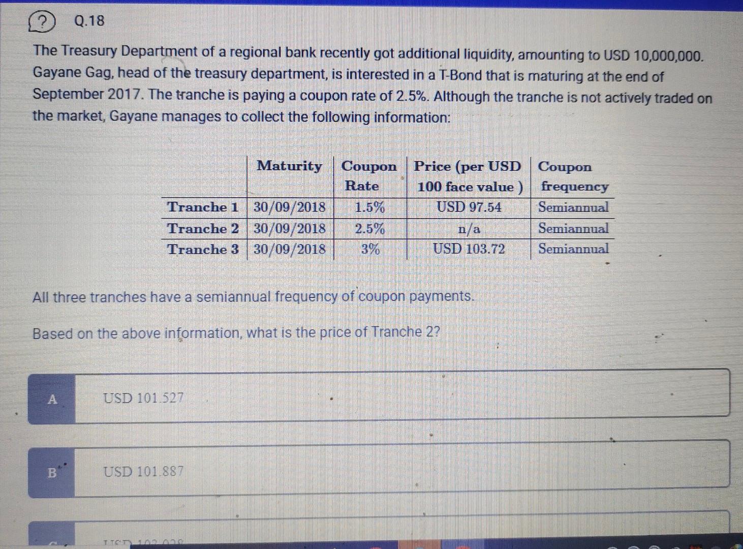 Slovenia recently started trading in FX options: Senior management wants to receive