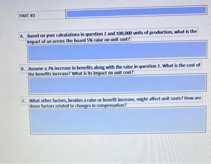  please use table 1 and 2 to answer part 3 (