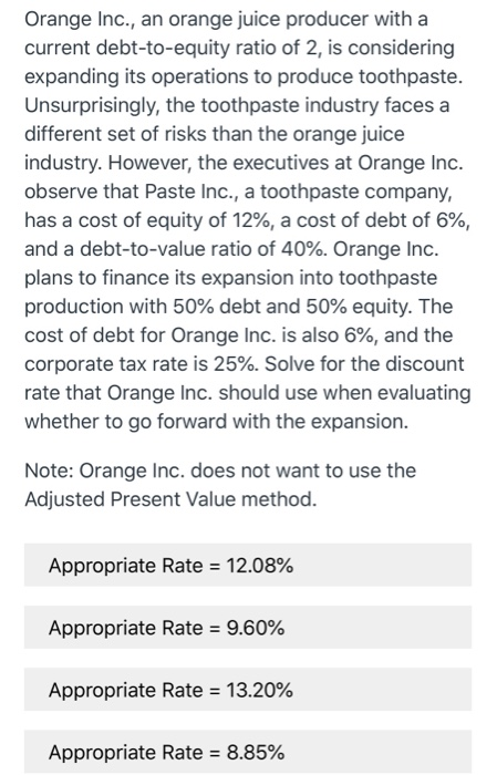 Please show all equations and work as needed. Make the correct answer