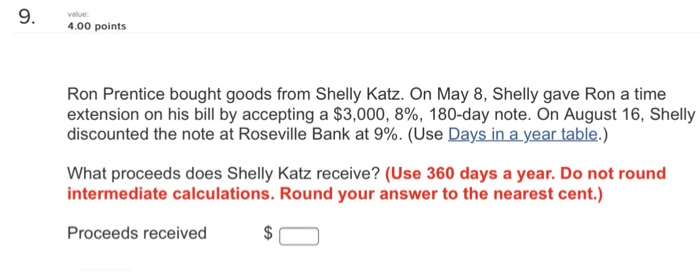 note proceeds 16380 value .00 points Bill Blank signed an $8,000 note