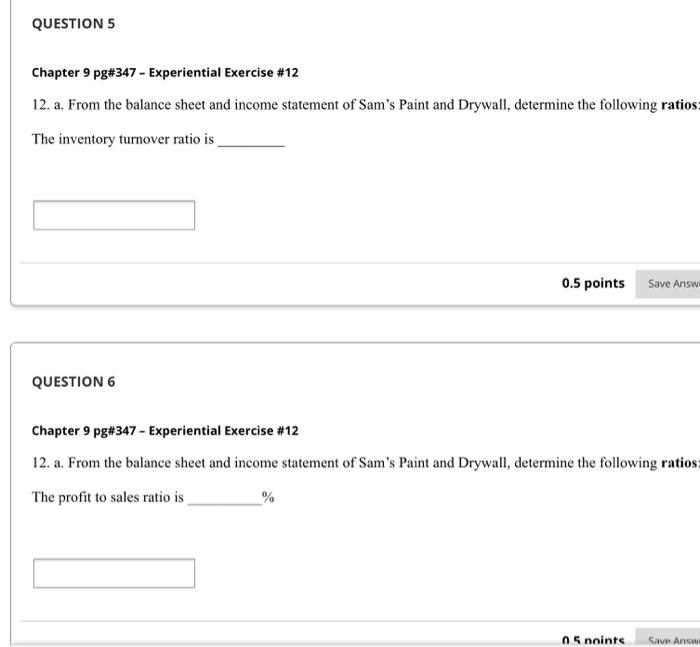  QUESTION 5 Chapter 9 pg#347 - Experiential Exercise #12 12. a.