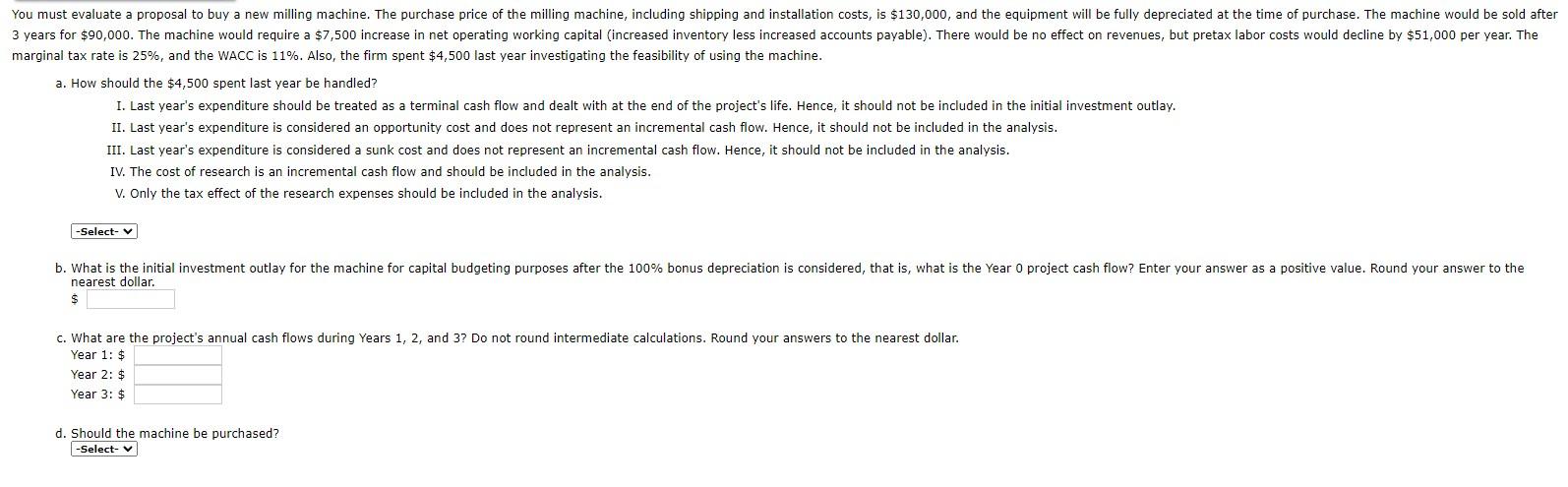  A options are I - V. only D is yes or