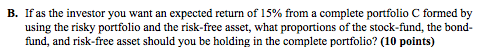 assets. The first is a stock, the second is a long- term