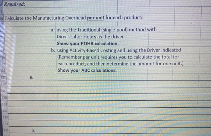 review, new rates for overhead cost are established that are different than