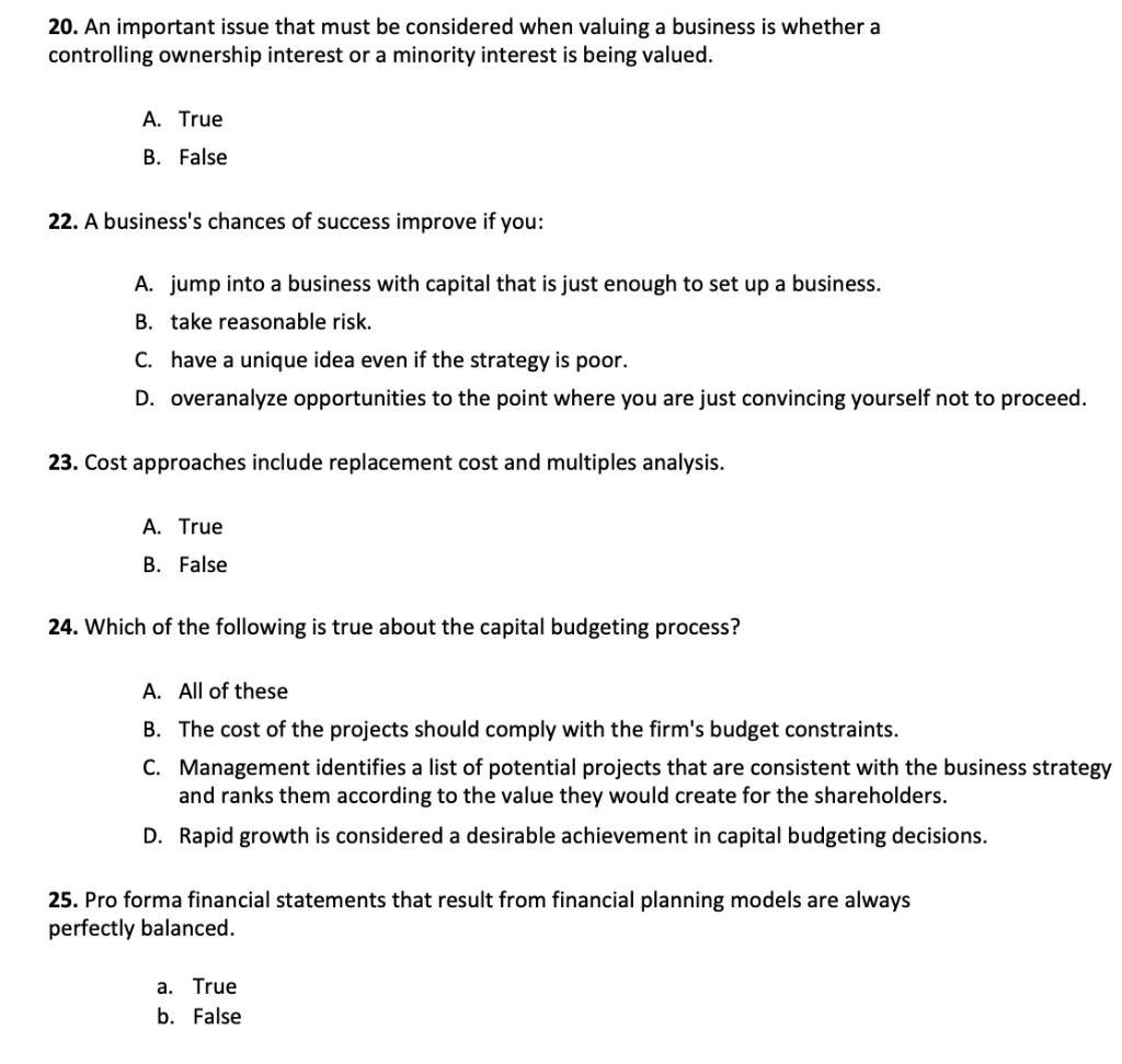 Please answer all, I will rate right away 20. An important issue