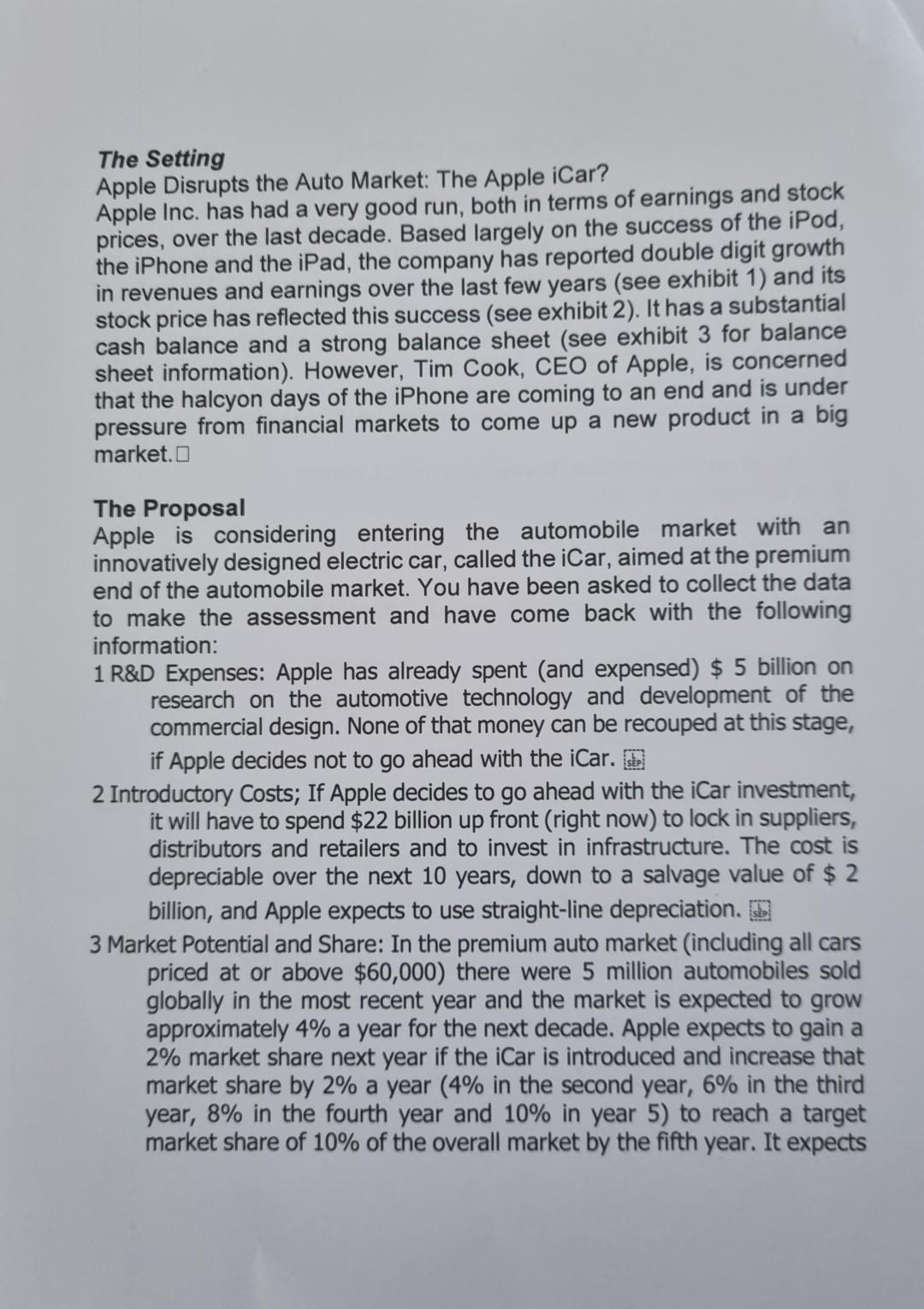 This is what given. Assignment Question Assignment 1 An Investment Analysis Case