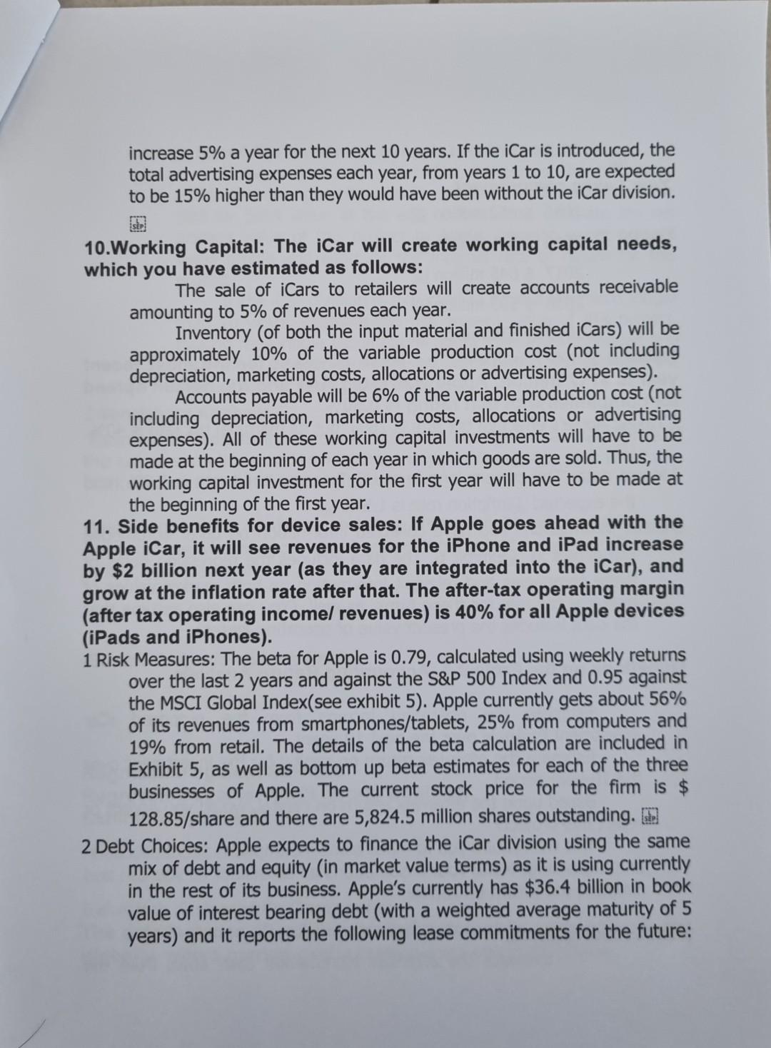 file). While you should include your cash flows tables in your report,