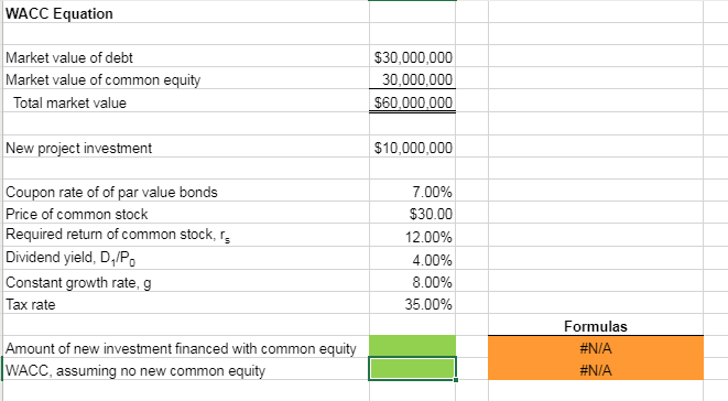 On January 1, the total market value of the Tysseland Company was
