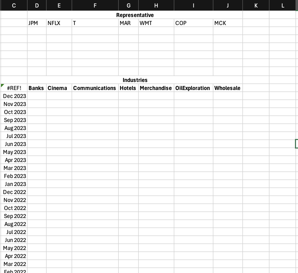  Stack the data in the Stacked worksheet. 1: Preparation Step 1: