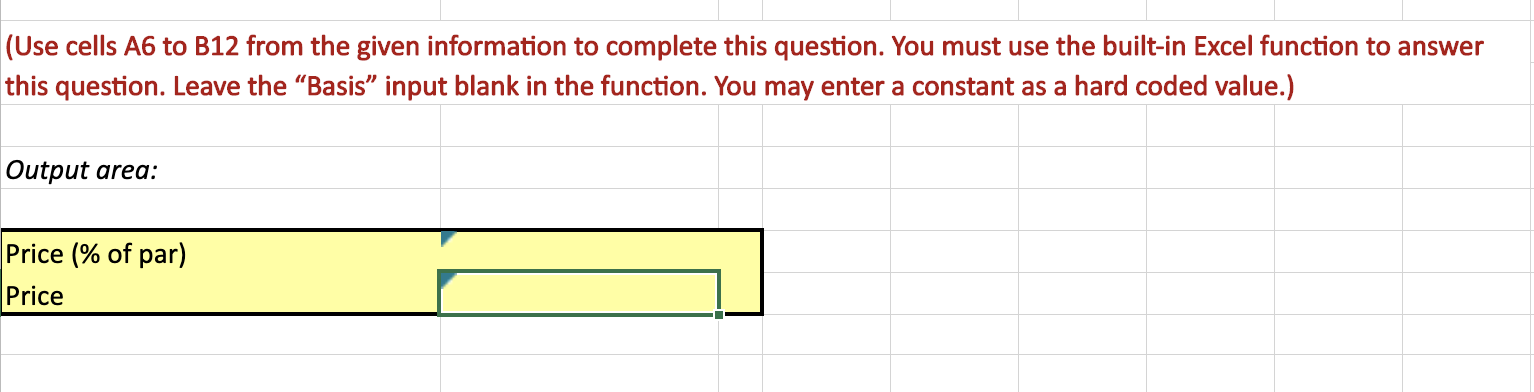 coupon rate of 4.7 percent paid semiannually and 13 years to maturity.