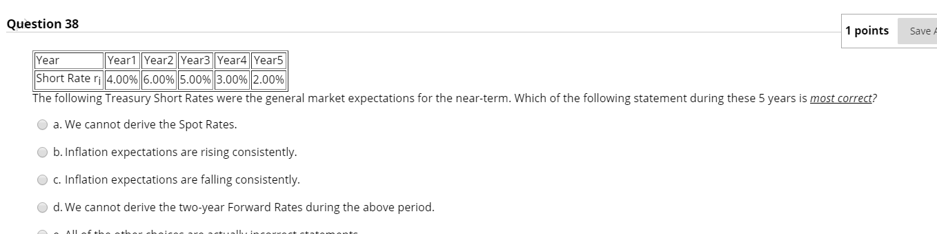 answer. Question 37 of 60 Question 37 1 points Save Answer Which