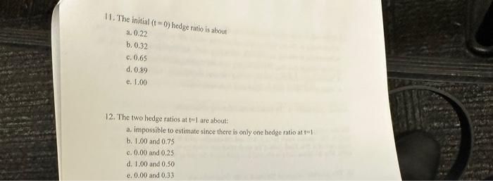 thanks Answer questions #10 - \#15 based on the following information. We
