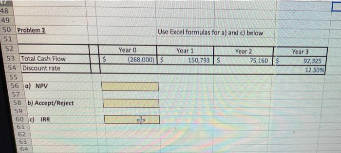 please share formulas if possible I can't figure them out. Use Excel