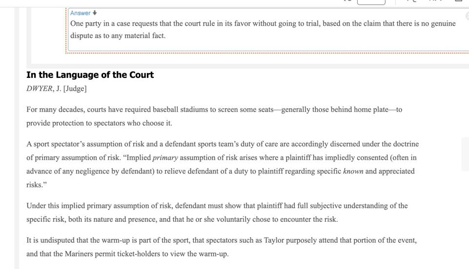 summary of the case. You should take note of the basic facts