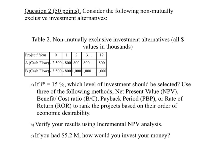  I need help with #2 please Question 2 (50 points). Consider