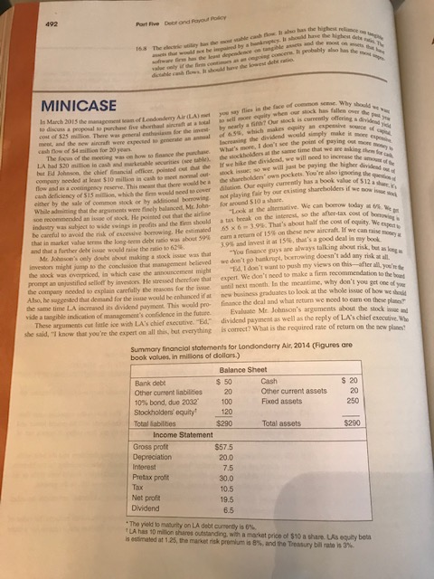 What is the solution for this Mini Case. Thanks. Poule Dorondoo