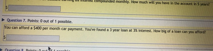  IRIS compounded monthly. How much will you have in the account