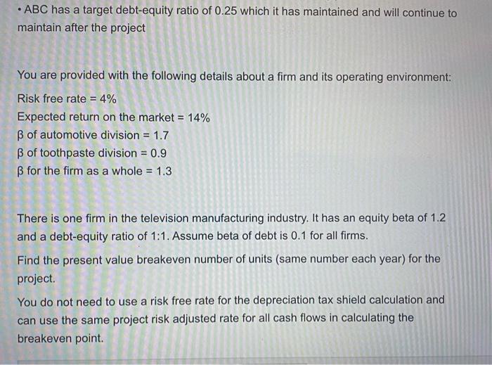 and markets cars and toothpaste. It is considering a new factory to