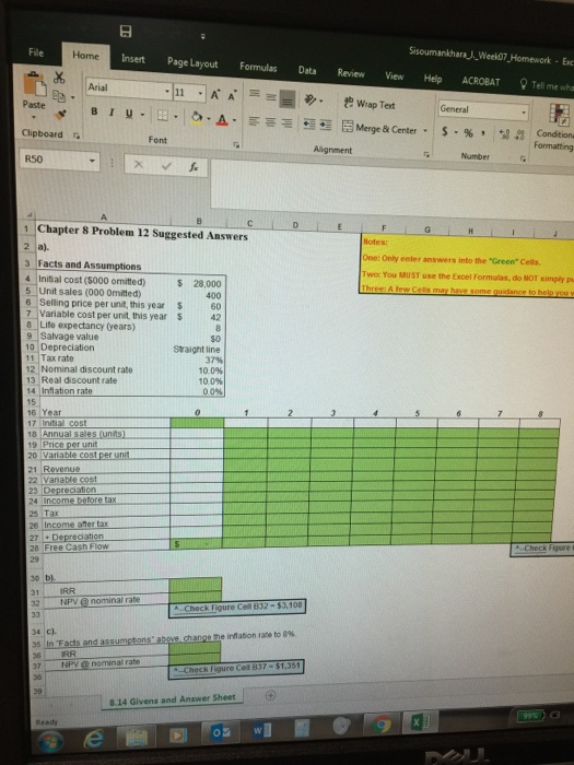  File Insert Page Layout Formulas Data Review View Help ACROBAT Tell