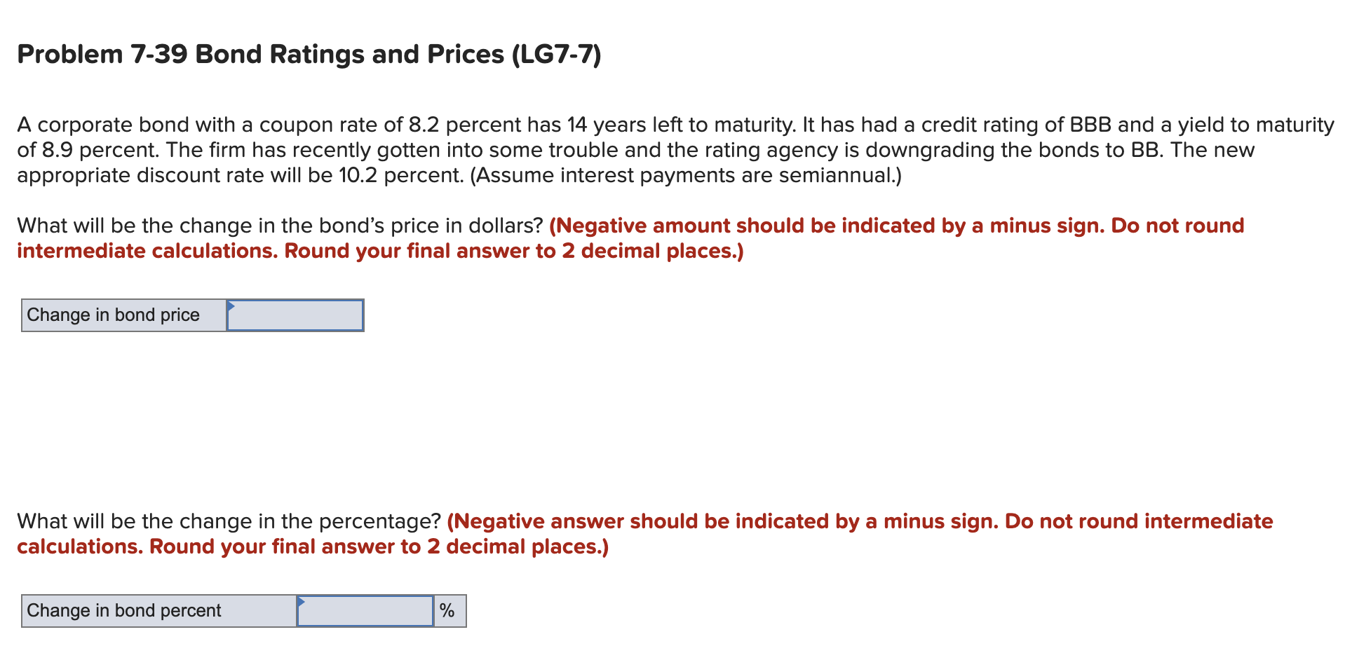 please fully work out the formulas or show the steps to use