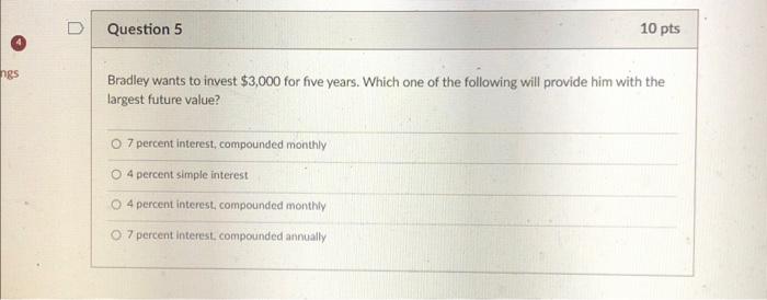 really need these answer soon as Possible Plese !! Bradley wants to