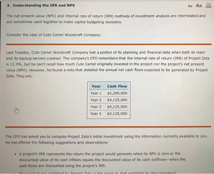  And its NPV is ($489,042-$611,303-$519,603-$733,564) A projects IRR will (decrease,increase, or