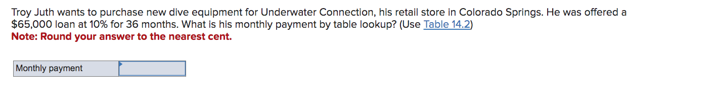 Hello I need help with this problem thank you Troy Juth wants