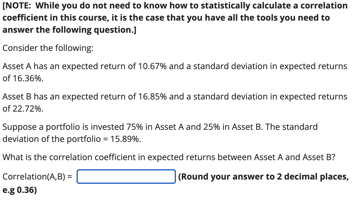  [NOTE: While you do not need to know how to statistically