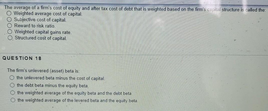  2. please answer questions completely using multiple choice. The average of