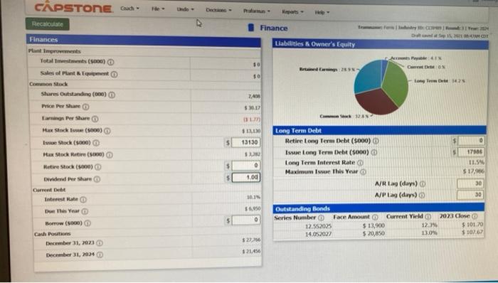  Fill in the blanks and explain why please CAPSTONE Couch e-