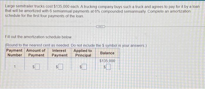 Please find the second, third and fourth payment as well Large semitrailer