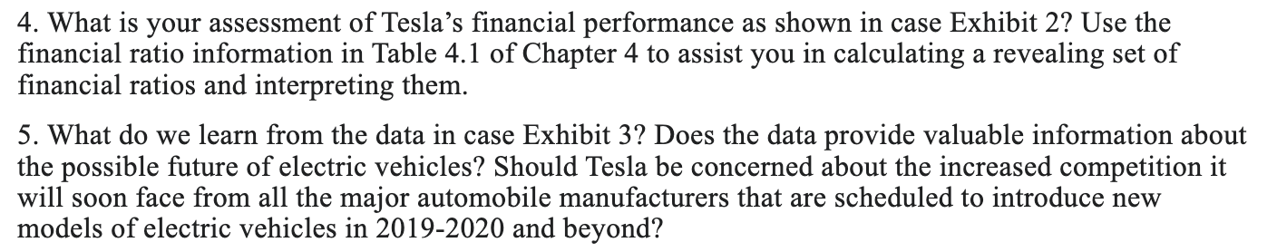 Model 3 Save the Company?) 4. What is your assessment of Tesla's