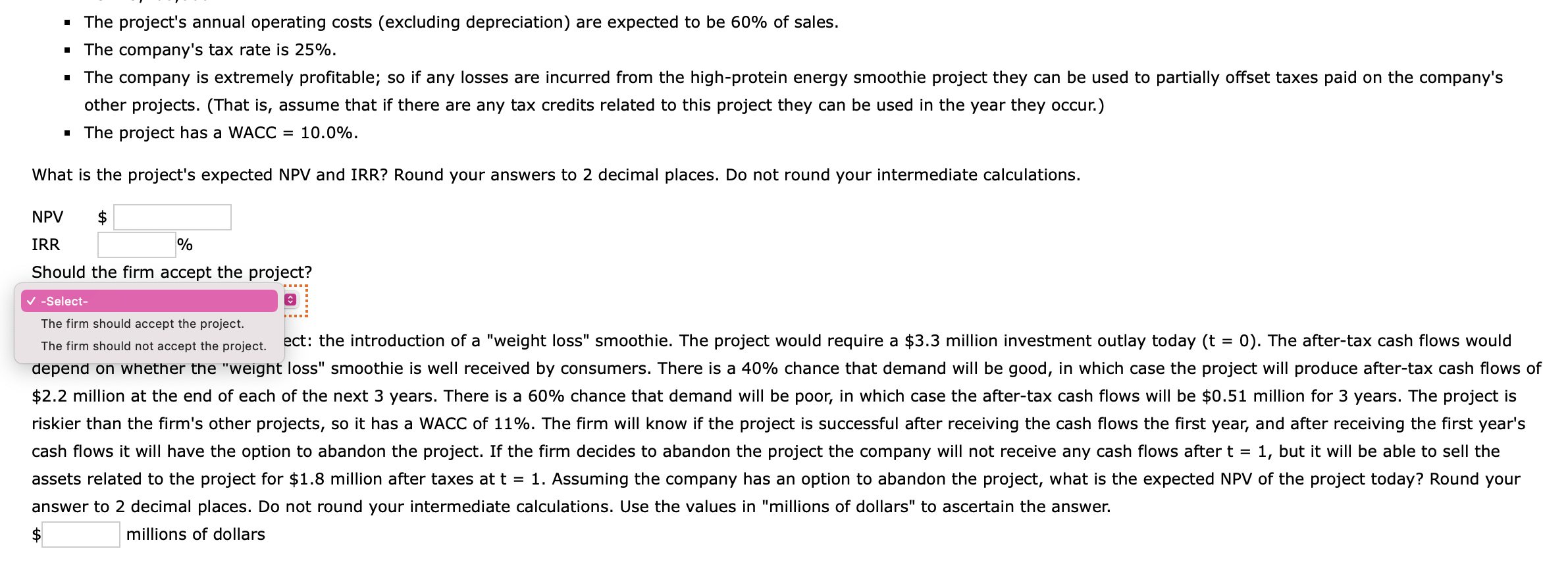 doesn't always lead to proper capital budgeting decisions because capital budgeting projects
