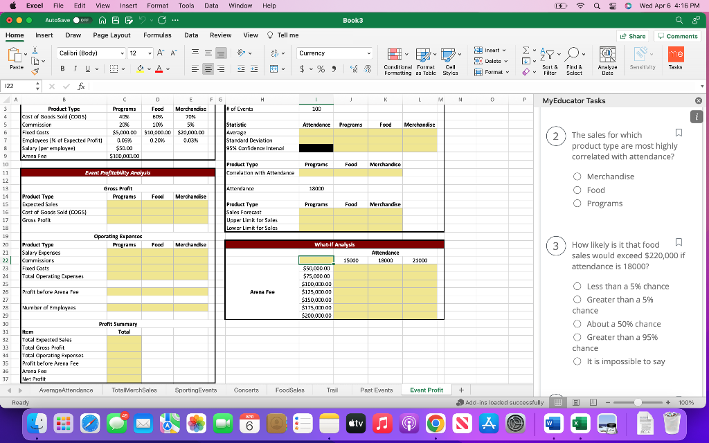 Goods Sold (COGS 40% 60% 70% 5 Commission 20 10% 5% Statistic