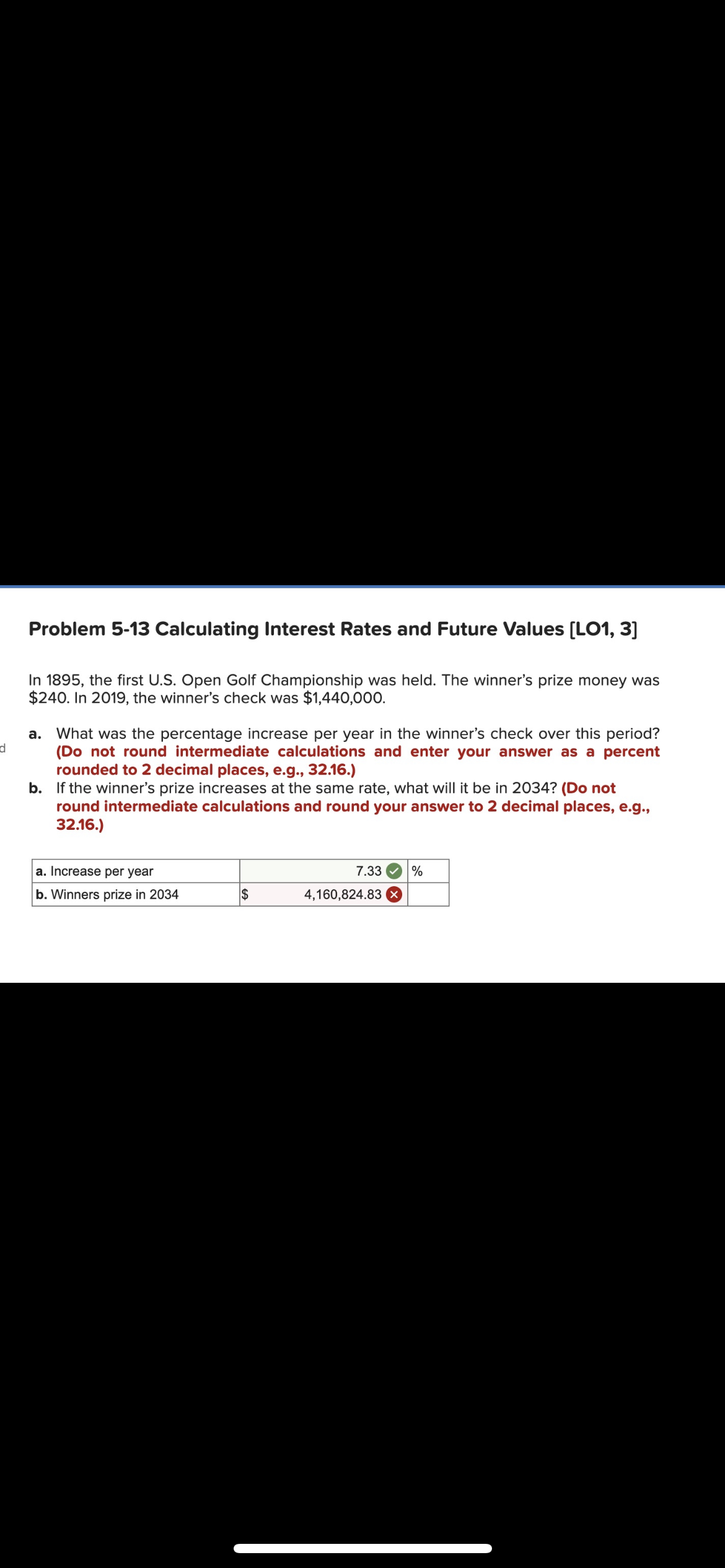  Problem 5-13 Calculating Interest Rates and Future Values [LO1, 3] In