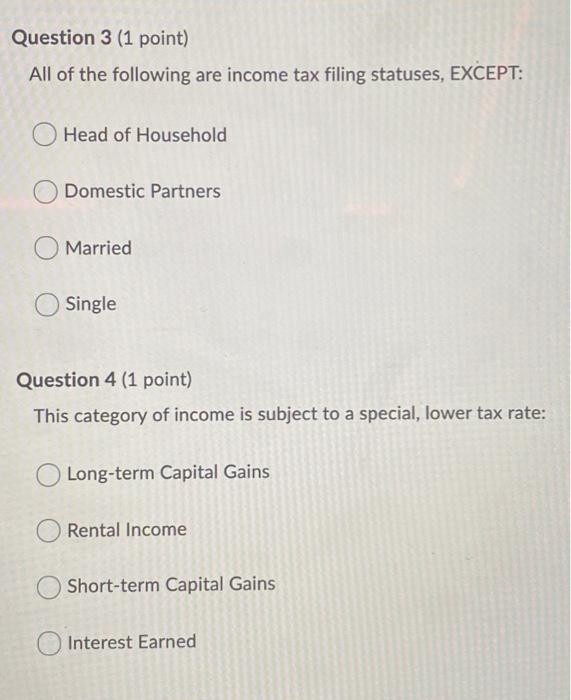 where the rate rises as the amount taxed increases. Regressive O Proportional