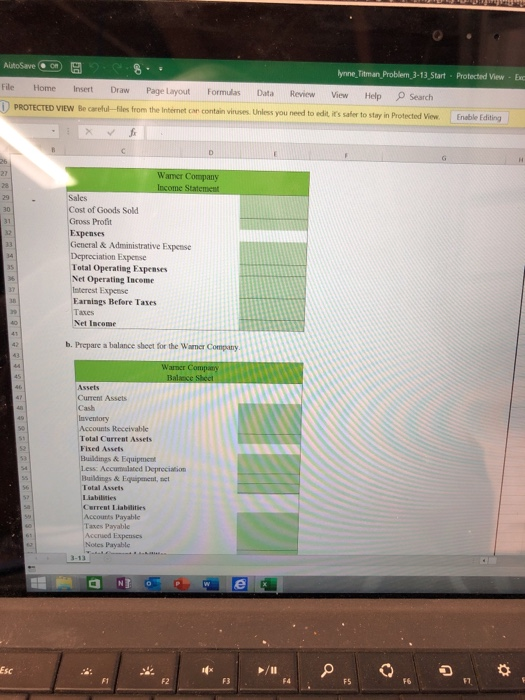 Help OTECTED VIEW Be careful-files from the Intermet car contain viruses. Unless