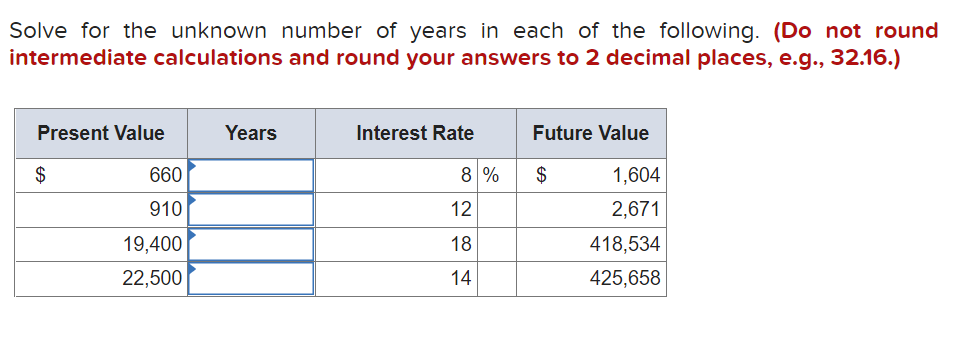 1. 2. 3.4. 5. 6. 7. Solve for the unknown number of