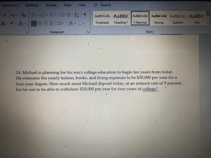 help and show all calculations Search - A Aa A E EFEET