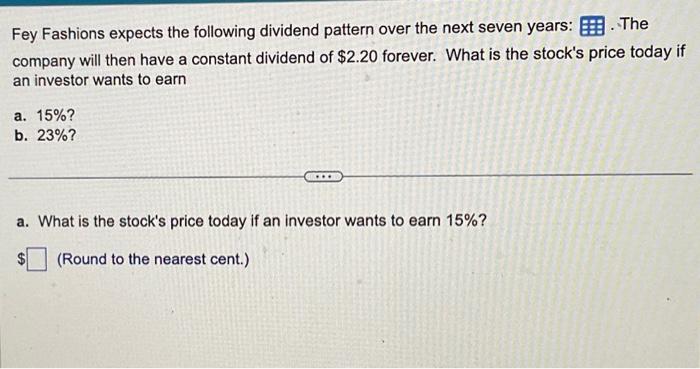 dividends for the first five years of operation. It will then institute