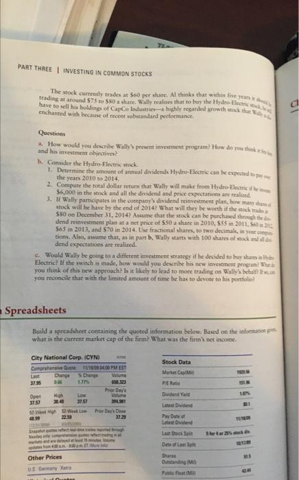 6.1 Wally Wonders Whether There's a Place for Dividends high quality prowth