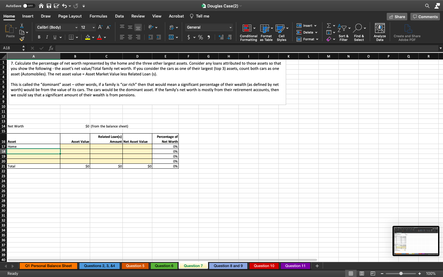 a formal accounting system to be able to produce a personal balance