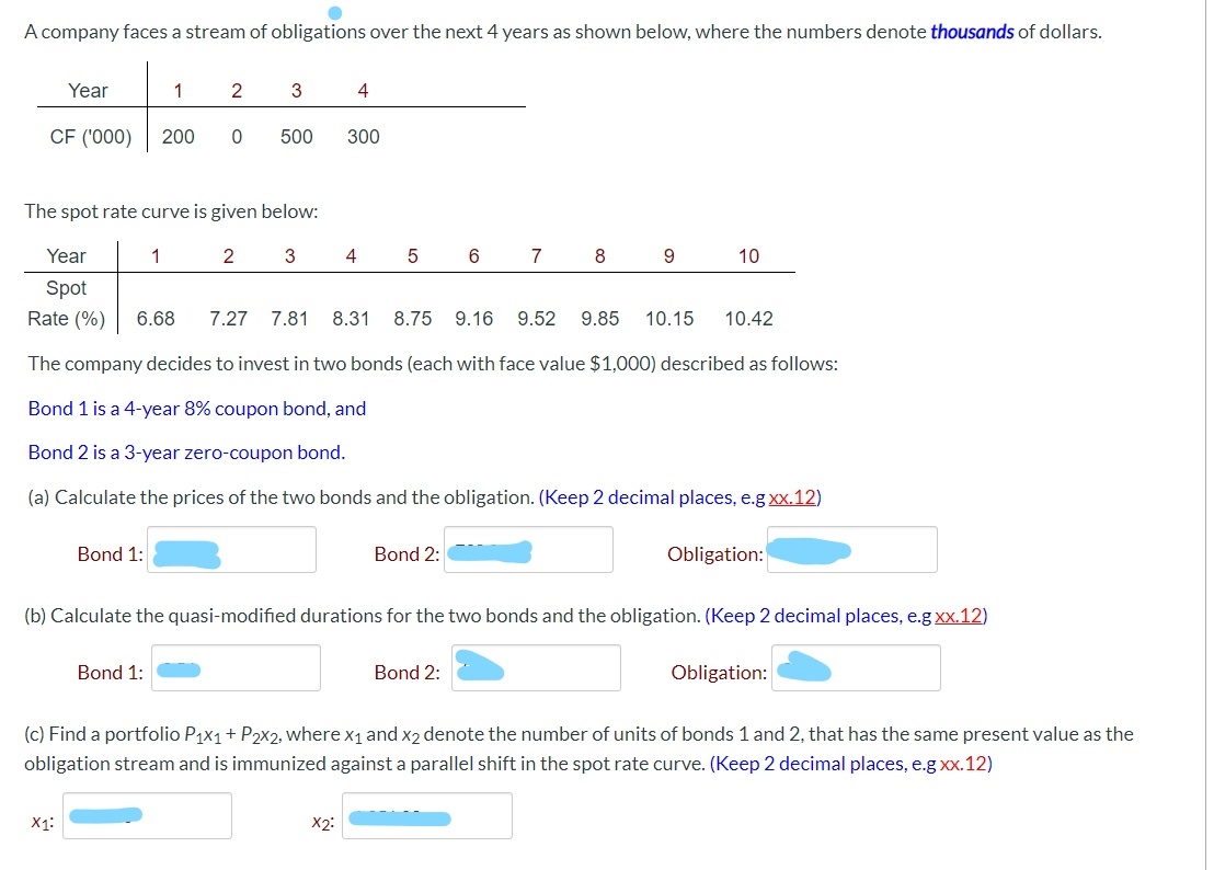 Answer all question but focus more on part C A company faces